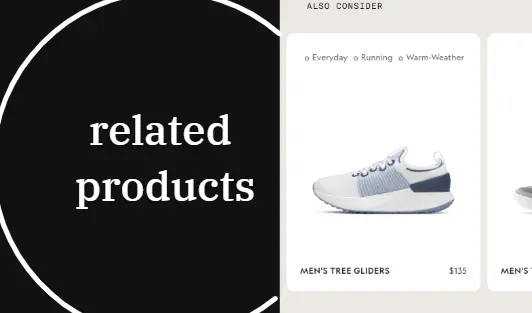 Related products section